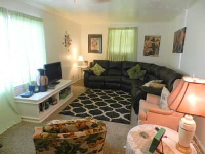 Organized living room