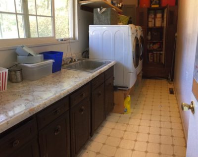 Small Laundry Room Before