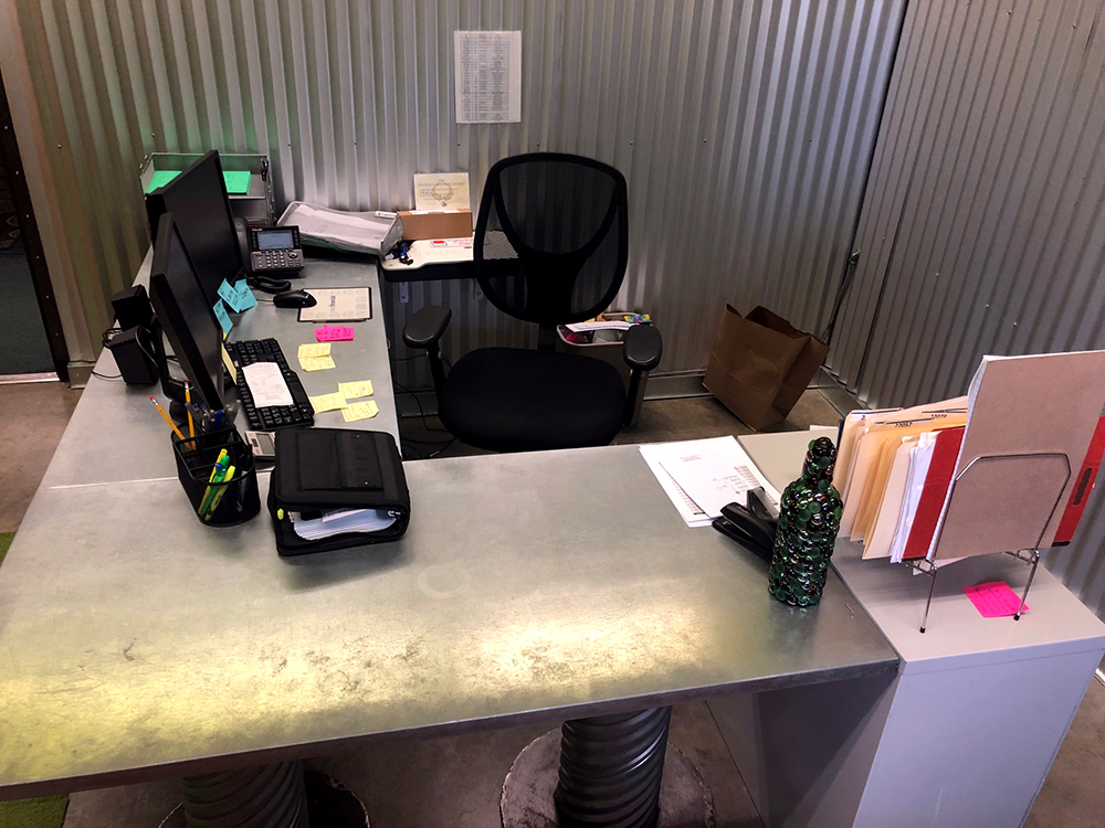 Organized office desk